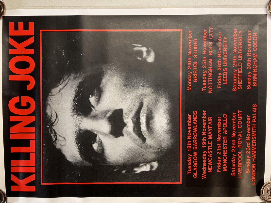 Killing Joke 1986 UK Tour Poster (1 of 7)