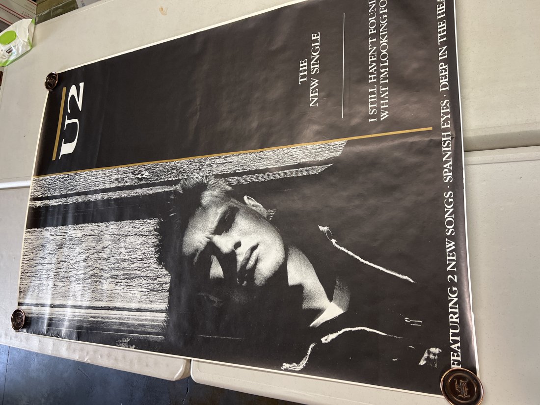 U2 I Still Havenâ€™t Found What Iâ€™m Looking For Poster 1987: U2 I Still Havenâ€™t Found What Iâ€™m Looking For Poster 1987 , 61” x 41” , some edgewear and creasing, corner damages. Imagine is still clear and poster looks good .