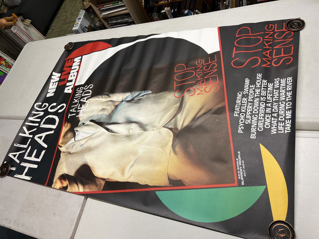 Talking Heads Stop Making Sense Album Promo Poster (1 of 9)