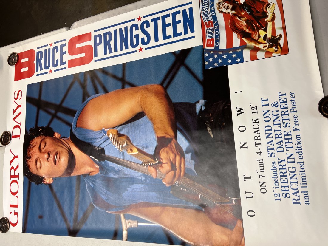 Bruce Springsteen Glory Days Album Promo Poster (1 of 8)