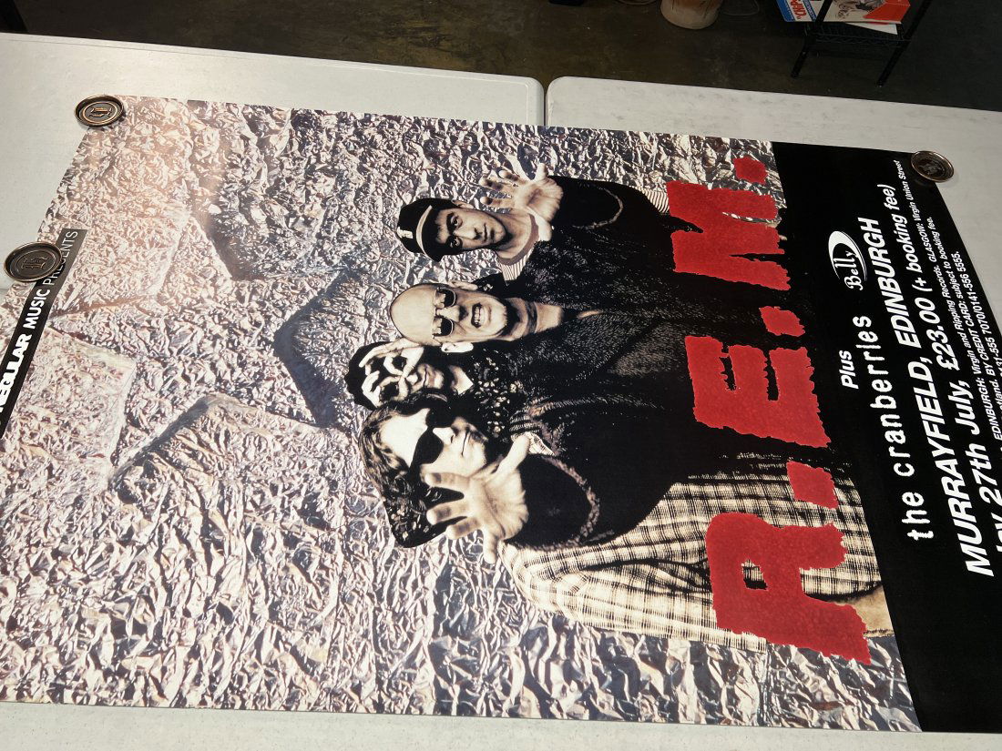 R.E.M. Plus The Cranberries Euro Tour Promo Poster (1 of 8)