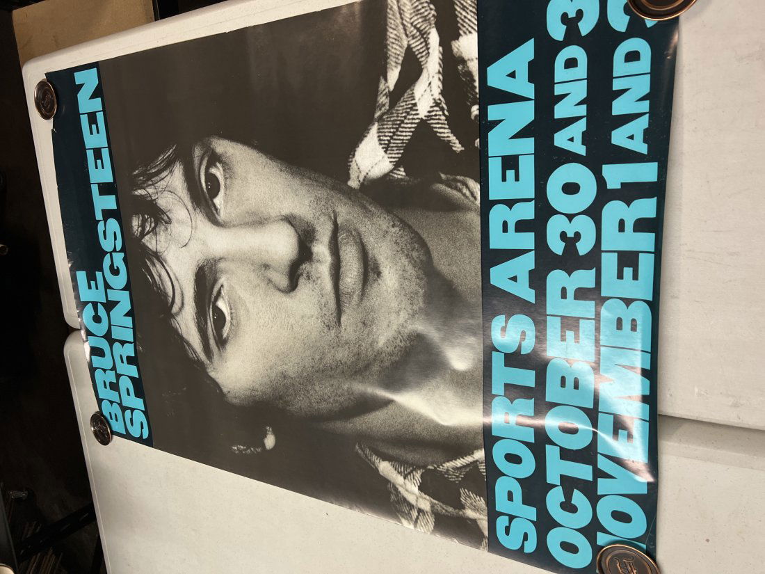 Bruce Springsteen Sports Arena Concert Promo Poster (1 of 9)