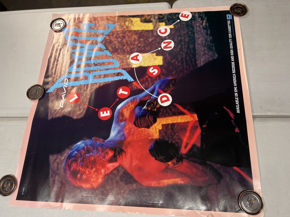 David Bowie Letâ€™s Dance 1983 Album Promo Poster (1 of 9)