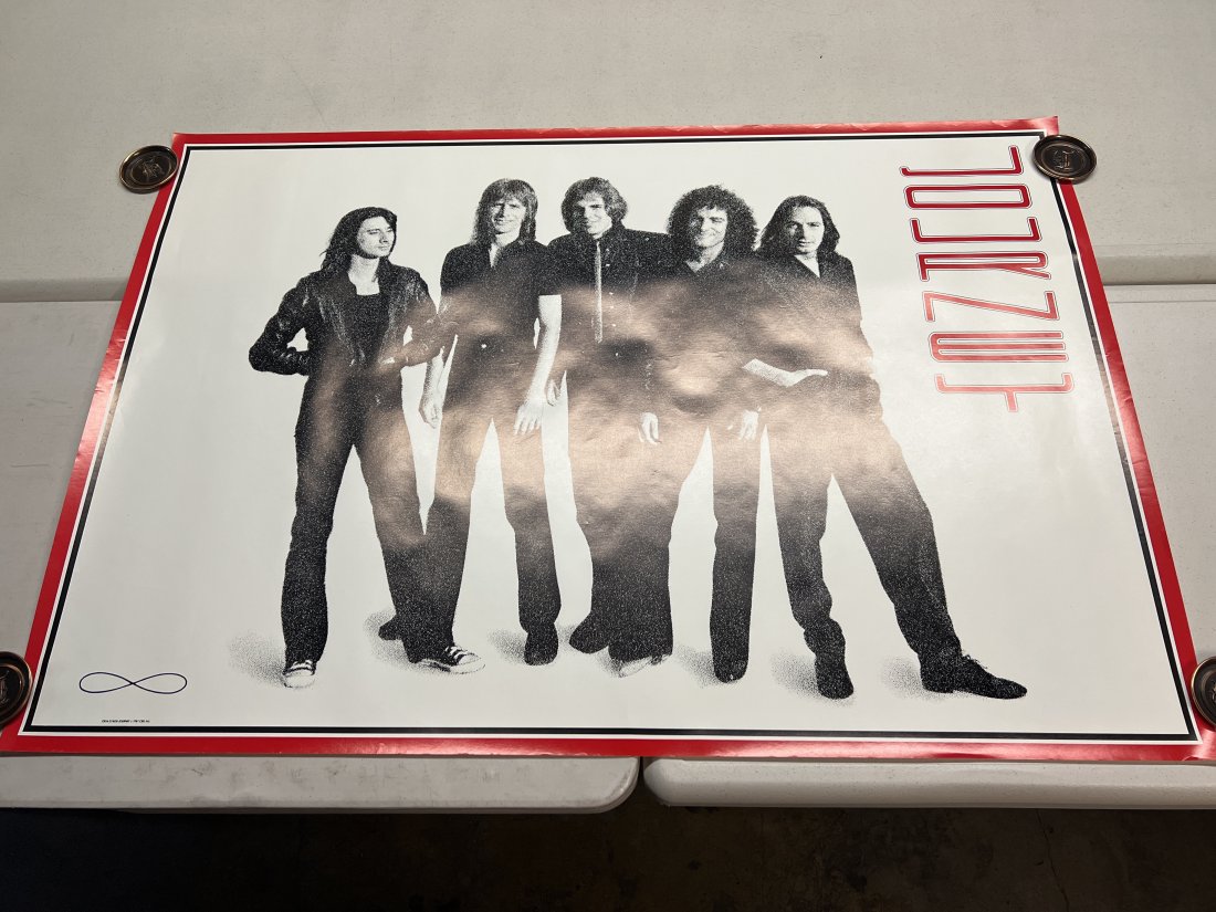 Journey 1981 Album Promo Poster: Journey 1981 Album Promo Poster , 48” x 32” , minimal edgewear, no other significant visible damages.
