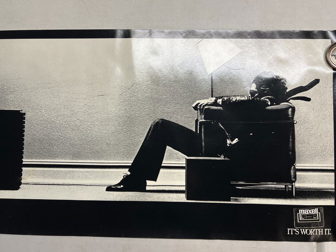 Maxell Casette Tape Original 1996 Itâ€™s Worth It Poster (1 of 10)