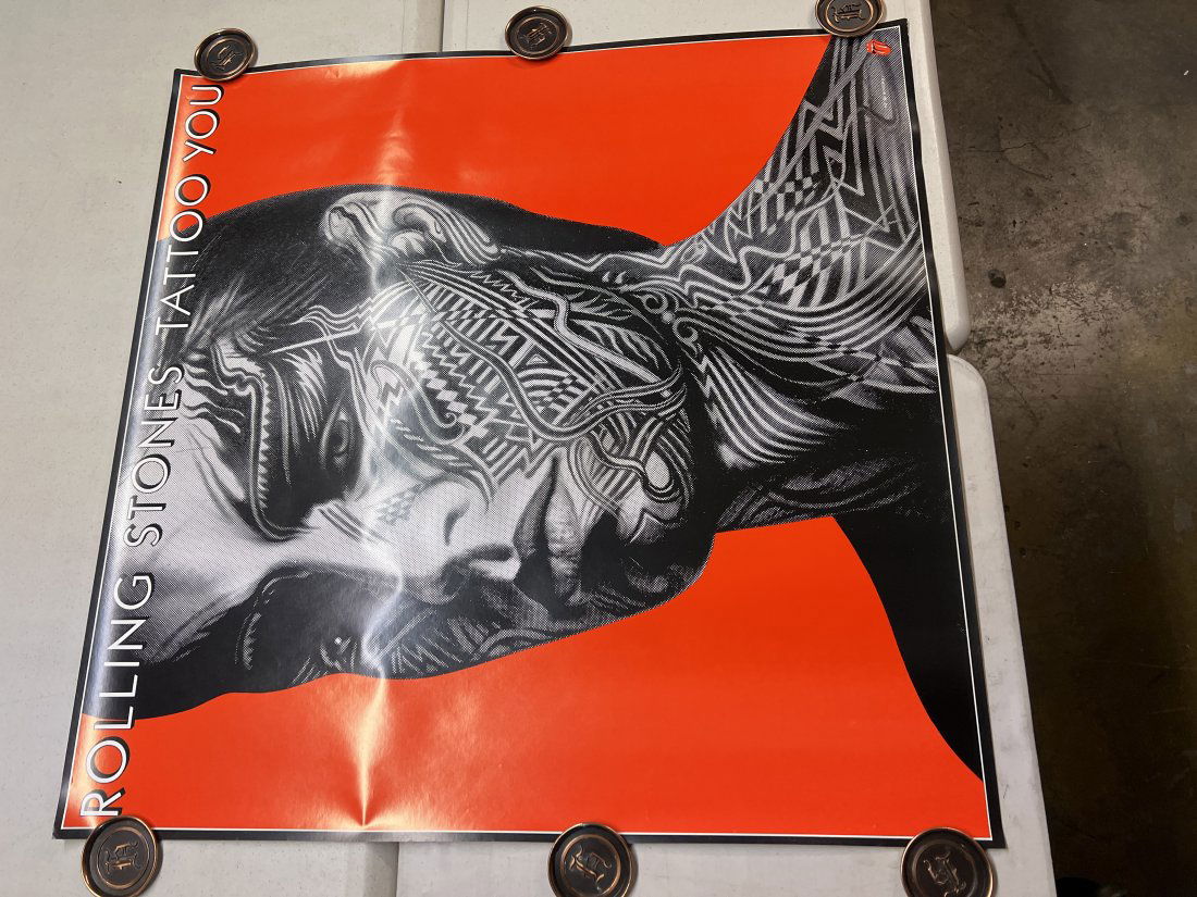 Rolling Stones Tattoo You Album Promo Poster (1 of 7)