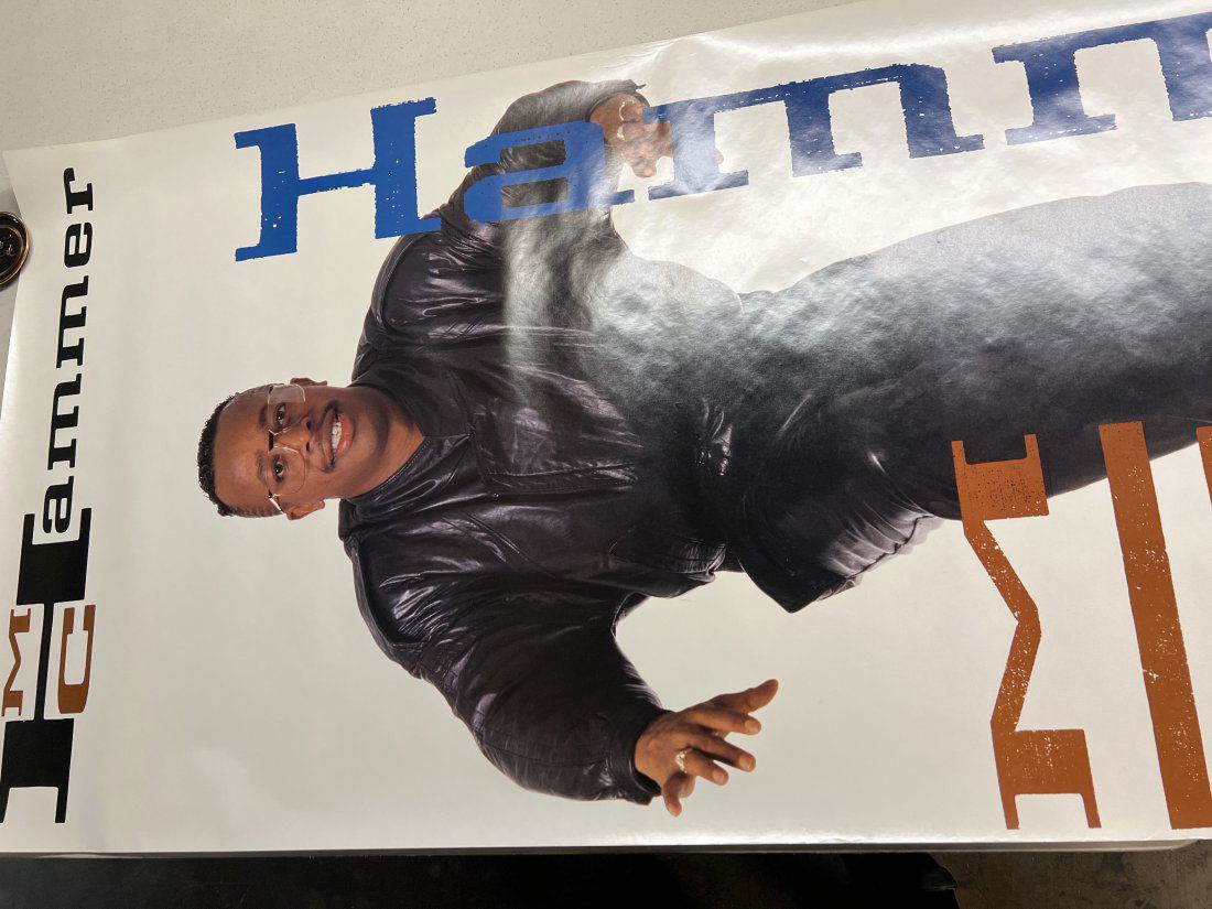 MC Hammer 1990 Please Hammer Donâ€™t Hurt â€˜Em Album Promo Poster (1 of 5)