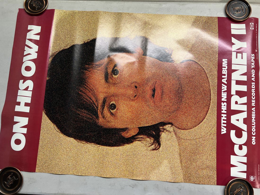 On His Own Paul McCartney II 1980 Album Promo Poster (1 of 6)
