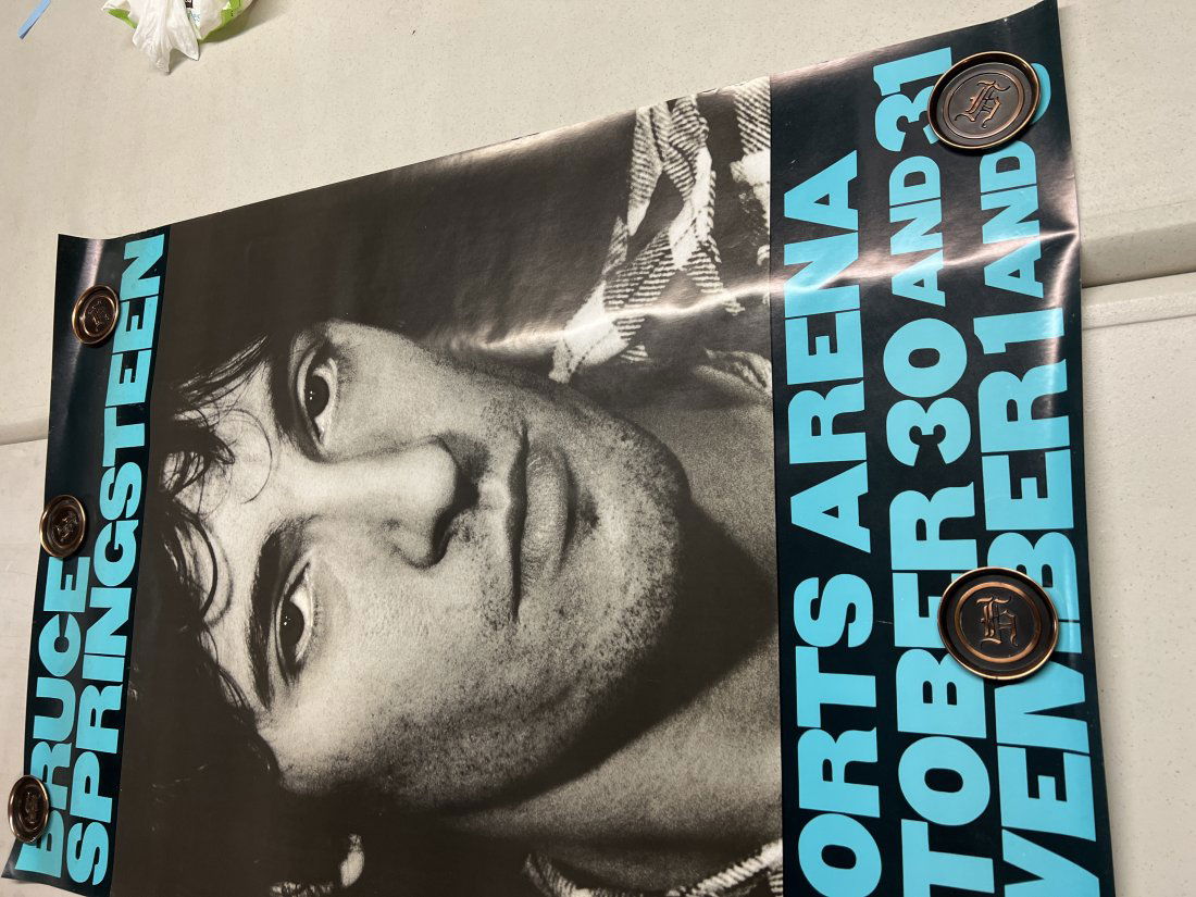 Bruce Springsteen at the Sports Arena tour promo poster (1 of 7)