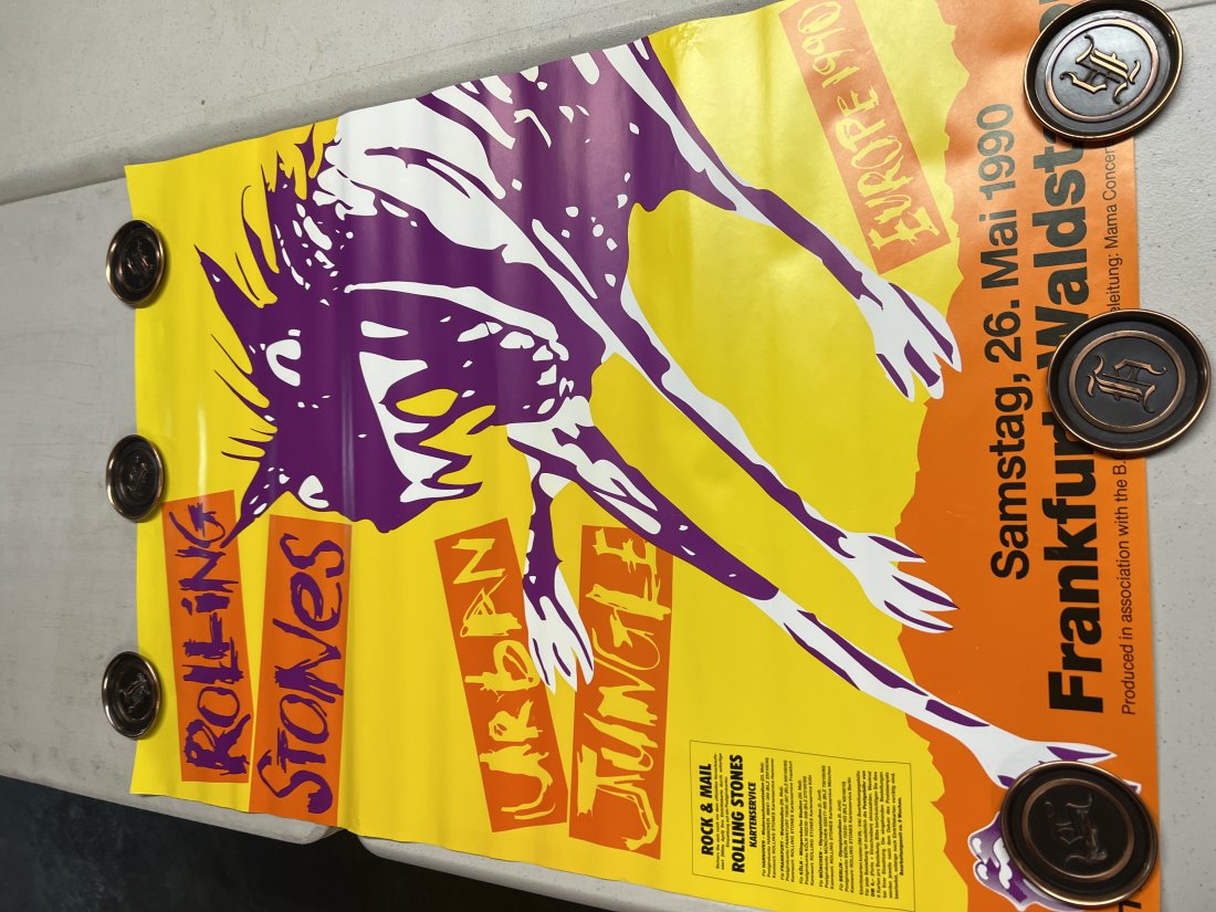 1990 Rolling Stones European tour Poster (1 of 5)