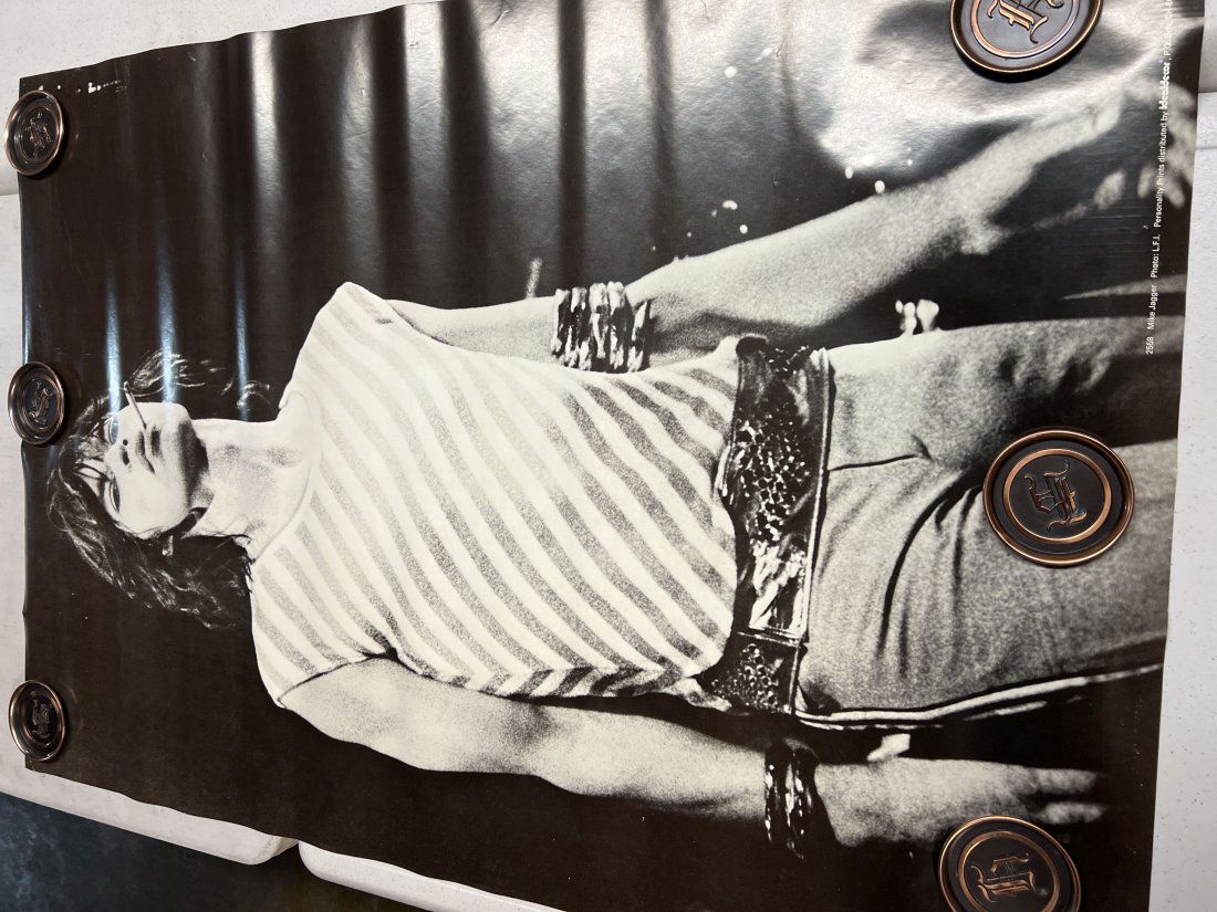 Vintage â€œmike Jagger” Mick Jagger personality poster (1 of 5)