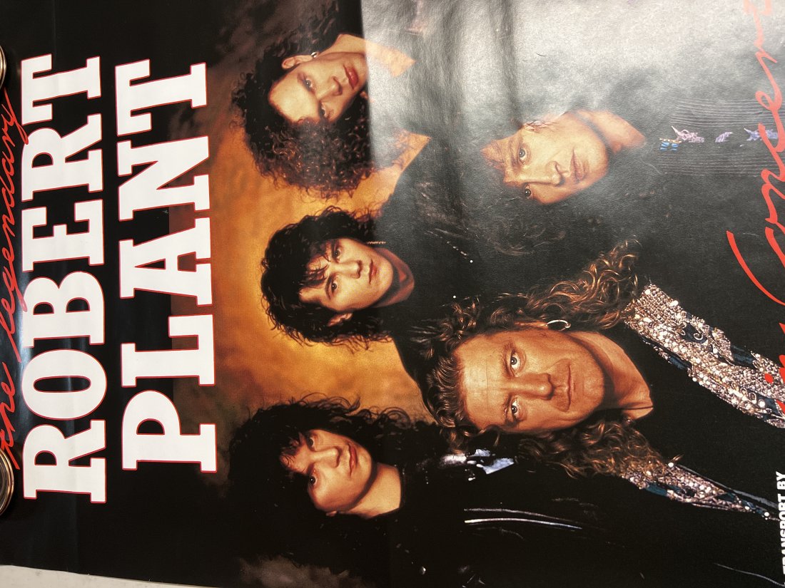 The Legendary Robert Plant In Concert 1990 Germany Show Promo Poster (1 of 7)