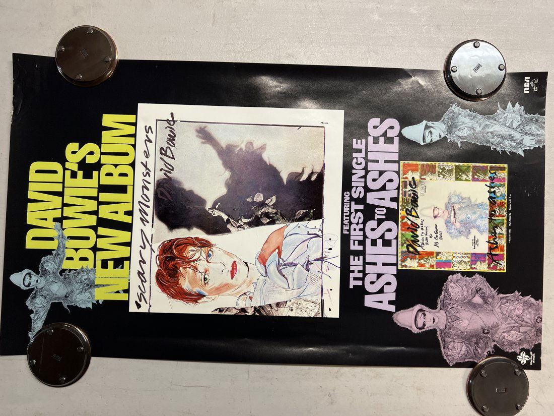 David Bowieâ€™s New Album Scary Monsters RCA Album Promo Poster (1 of 6)