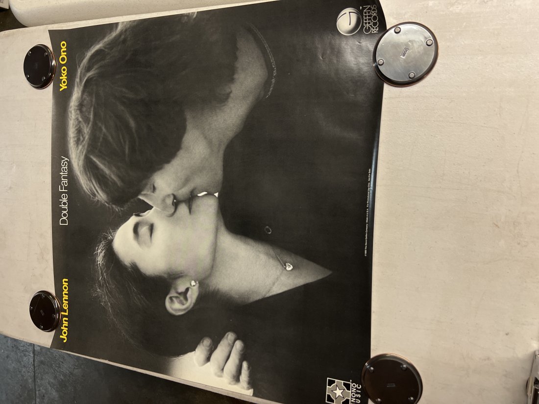 John Lennon Yoko Ono Double Fantasy 1980 Album Promo Poster (1 of 7)