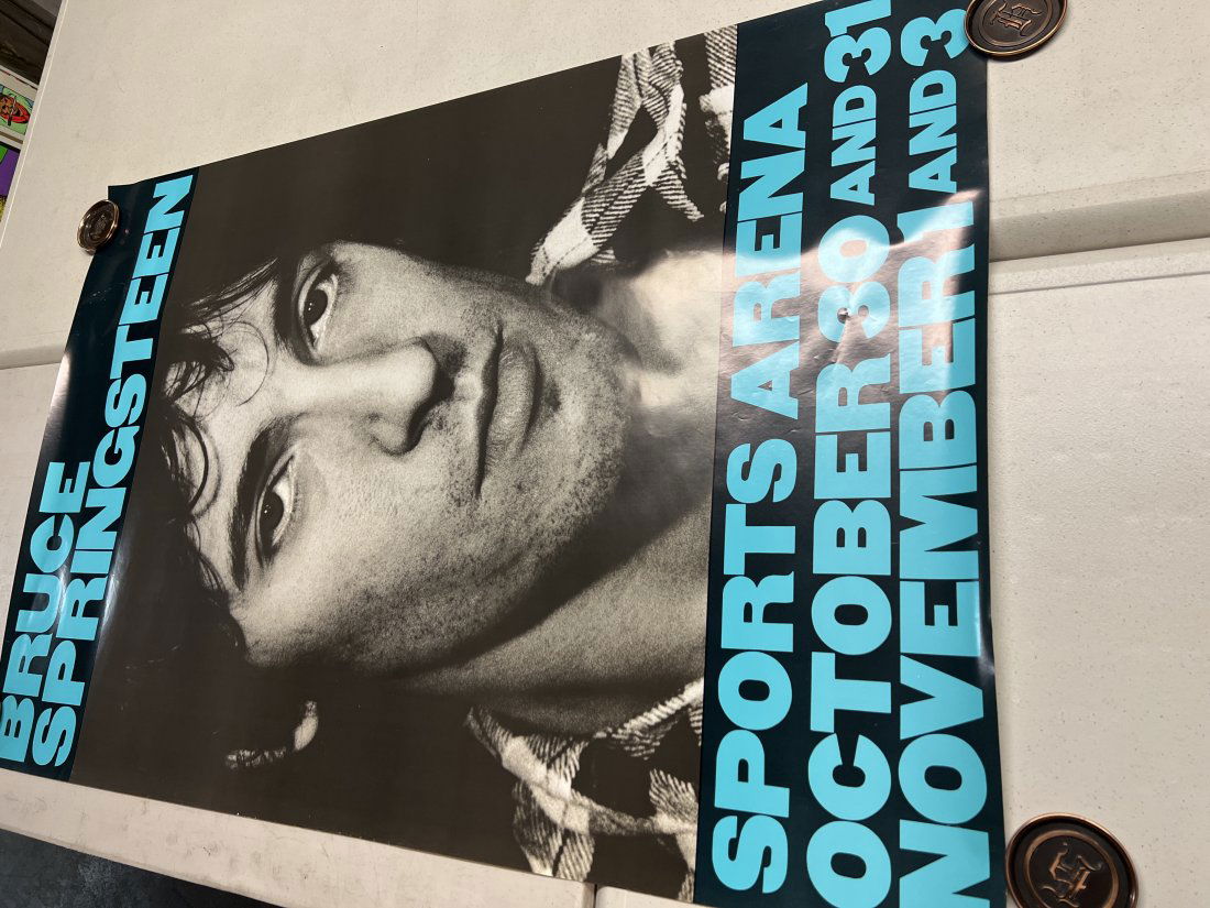 Bruce Springsteen Sports Arena Promo Poster (1 of 8)