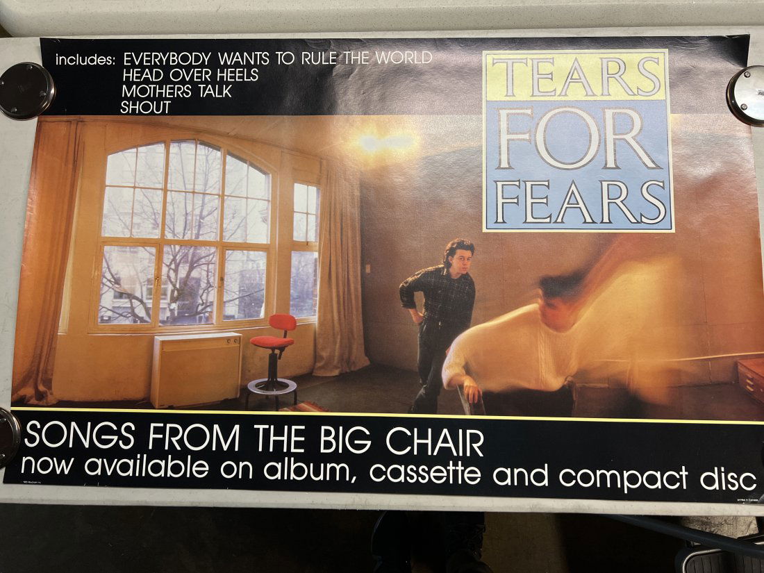 Tears For Fears 1985 Album Promo Poster (1 of 6)
