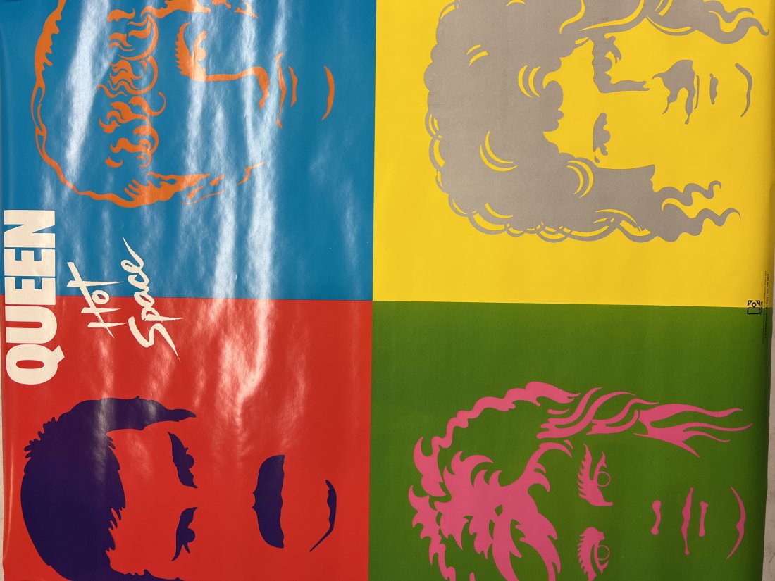 Queen Hot Space 1982 Elektra / Asylum Records Album Promo Poster (1 of 7)