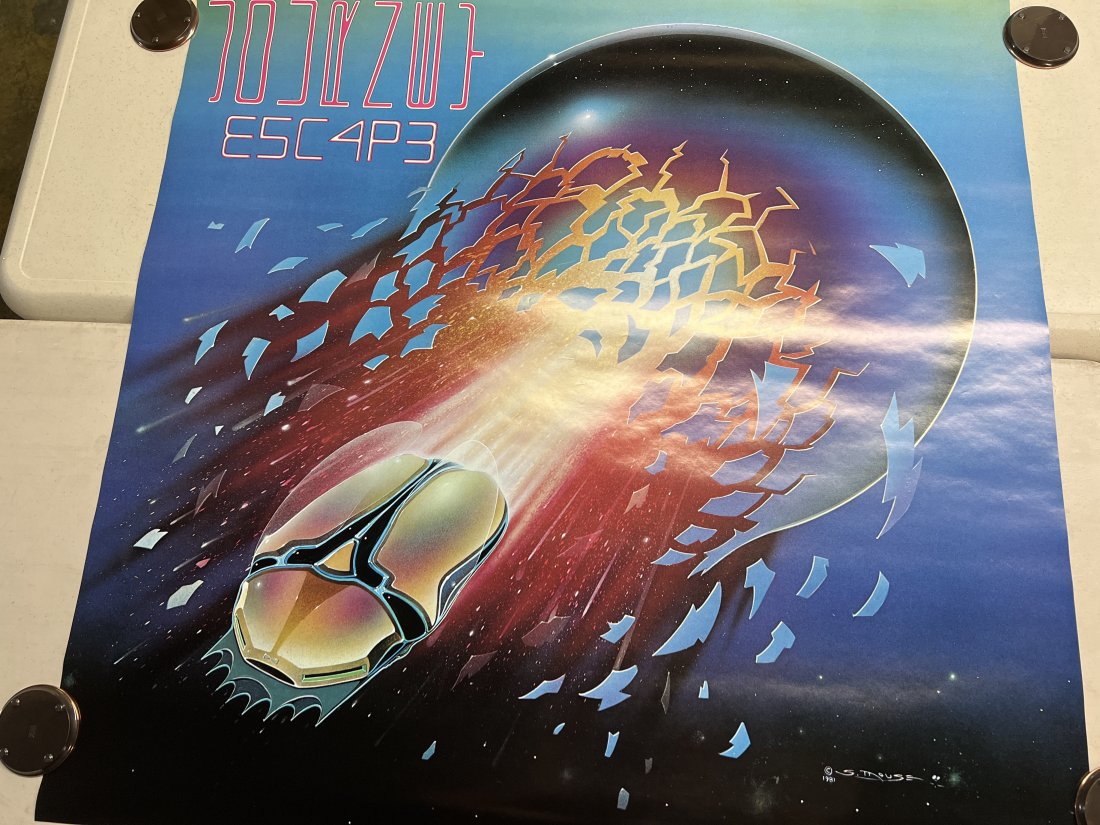 Journey Escape 1981  Album Promo Poster (1 of 4)