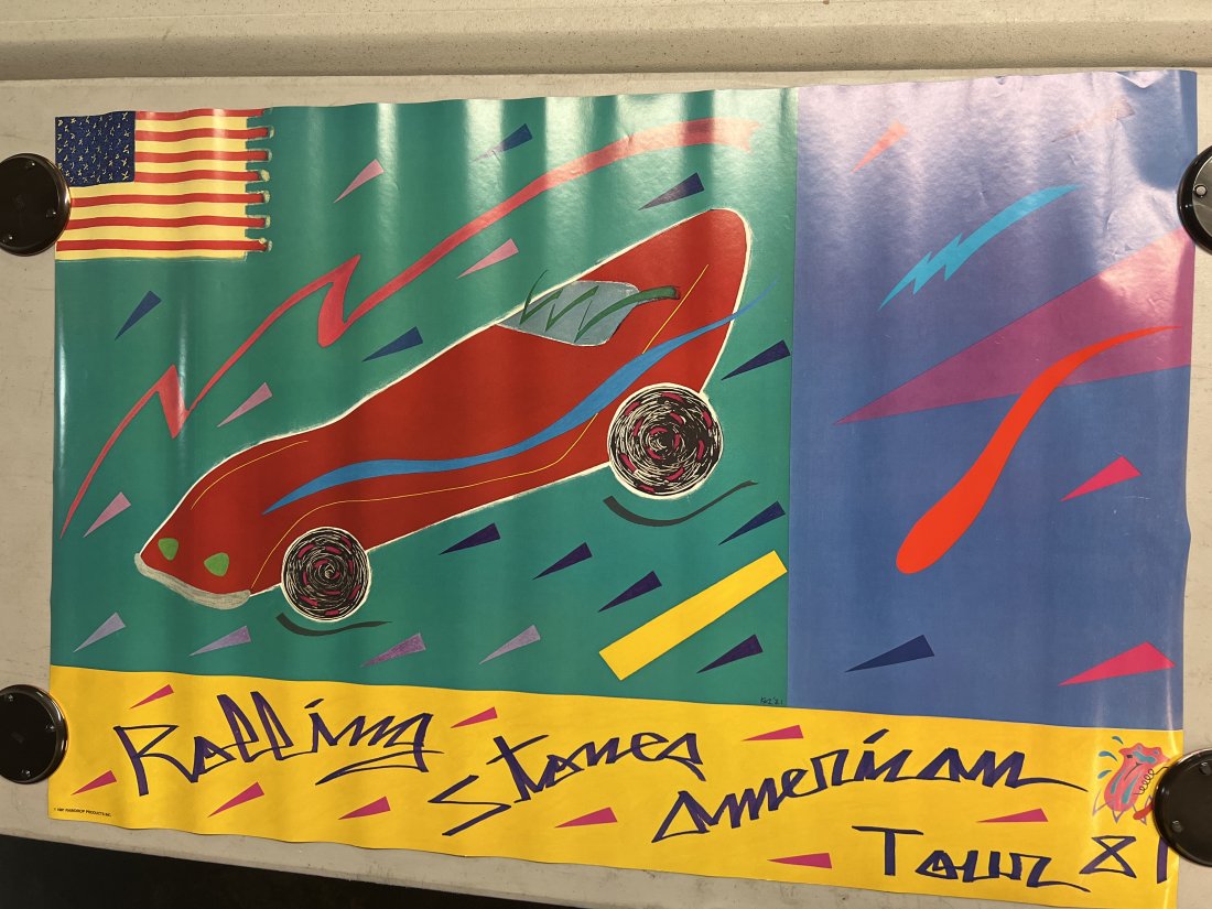 Rolling Stones American Tour 1981 Promo Poster (1 of 4)