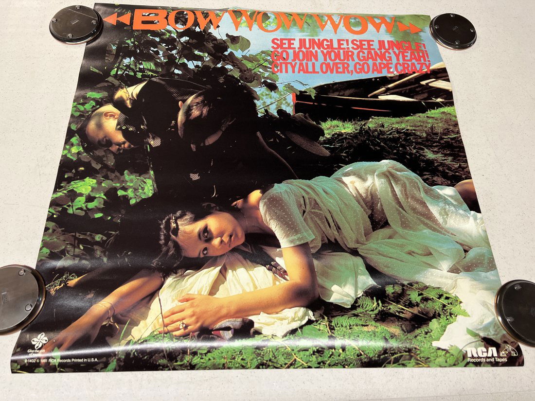 Bow Wow Wow 1981 See Jungle! Album Promo Poster (1 of 7)