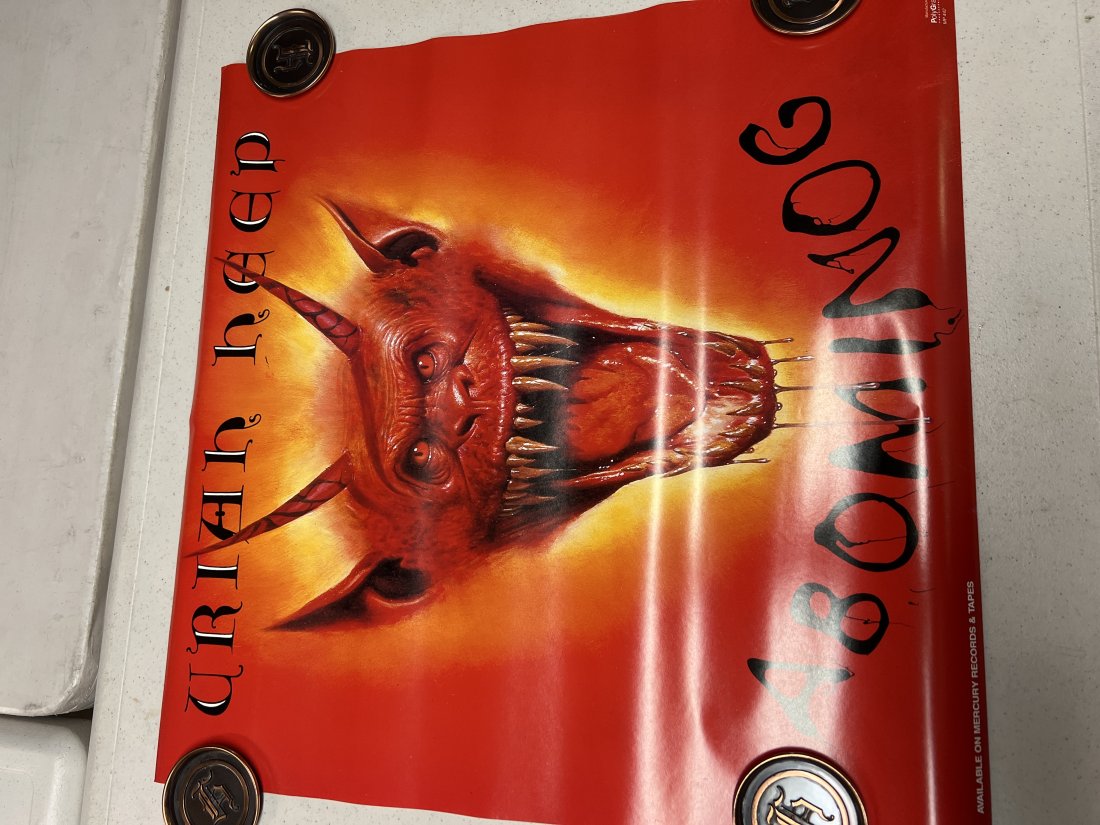 Uriah Heep Abominos Album Promo Poster (1 of 7)