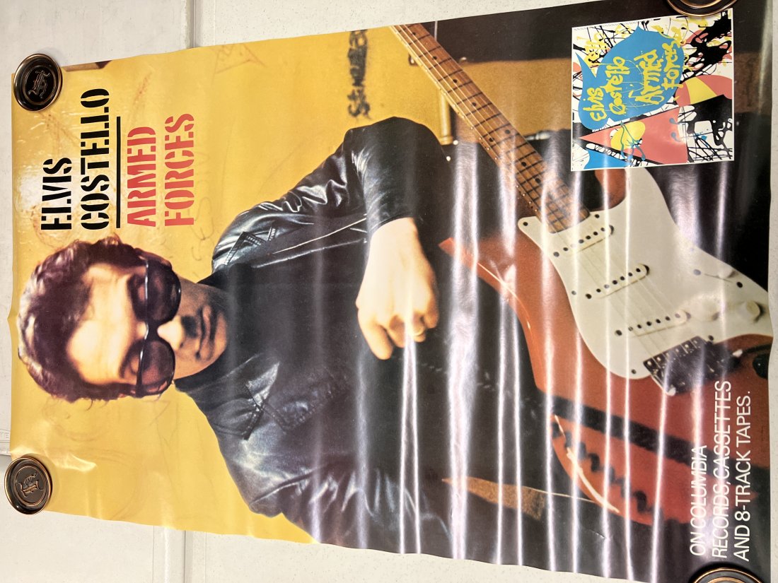 Elvis Costello Armed Forces 1979 Album Promo Poster (1 of 6)