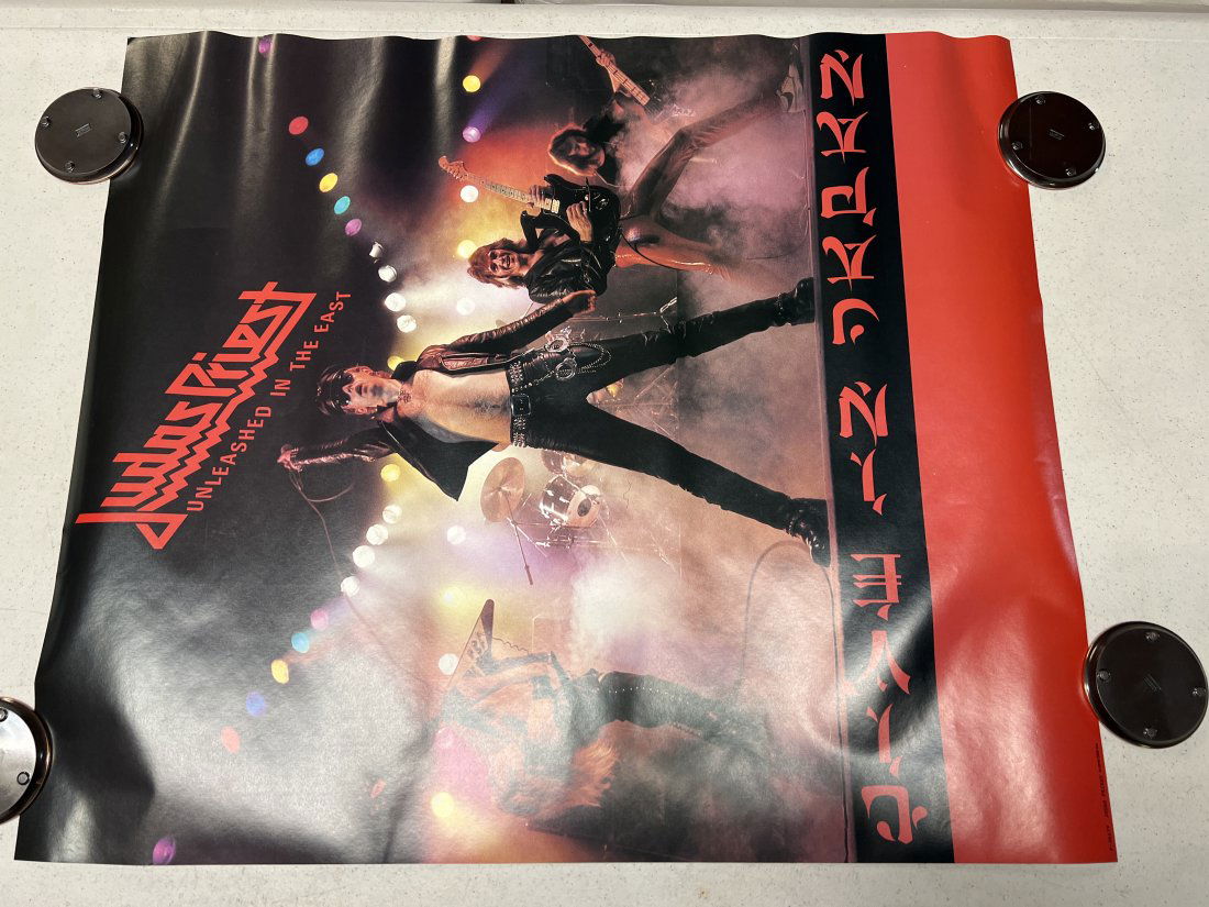 Judas Priest Unleashed In The East Live in Japan 1979 Promo Poster (1 of 8)