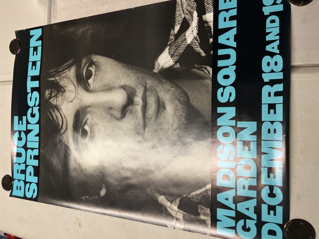 Bruce Springsteen Madison Square Garden Show Promo Poster (1 of 7)