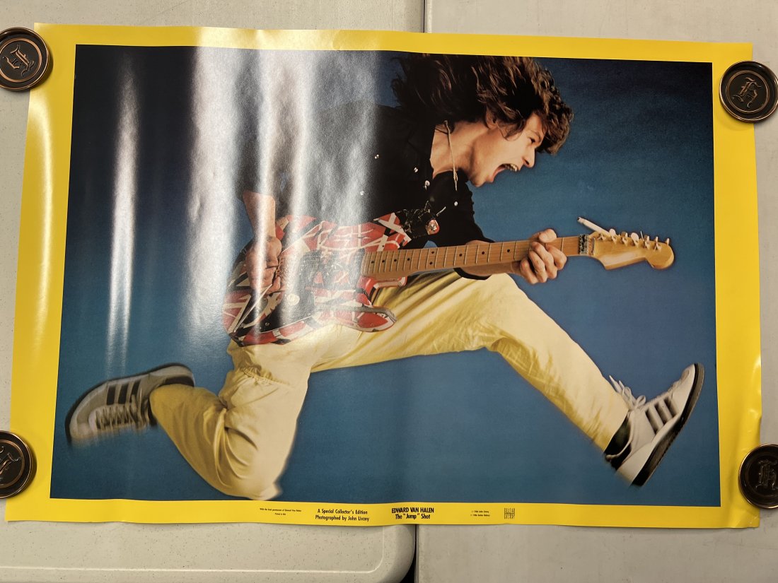Edward Van Halen The â€œJump” Shot 1986 Poster (1 of 7)