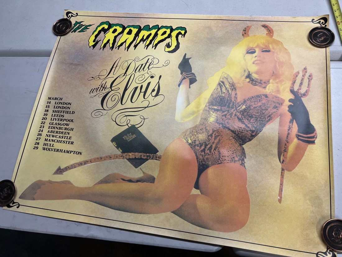The Cramps A Date With Elvis Album Promo Poster (1 of 9)