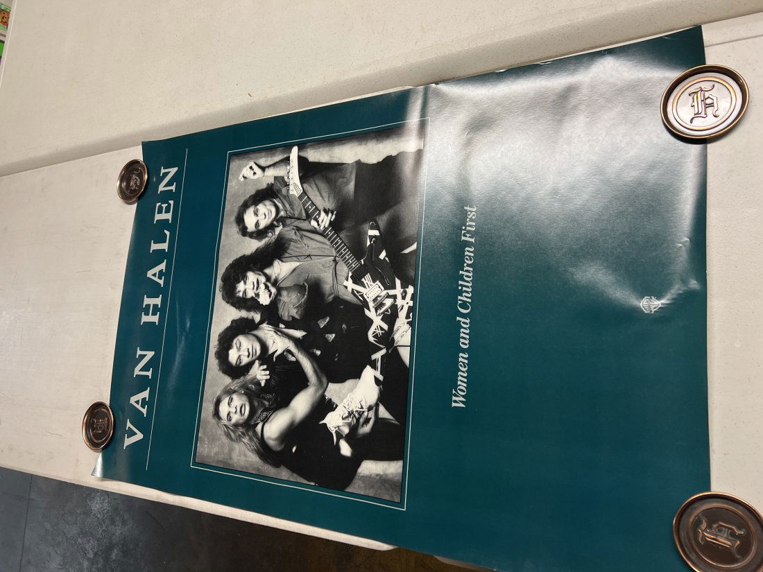 Van Halen Women And Children First 1980 Album Promo Poster (1 of 7)