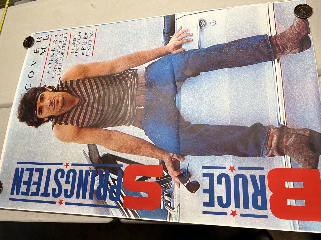 Bruce Springsteen Cover Me Album Promo Poster (1 of 8)