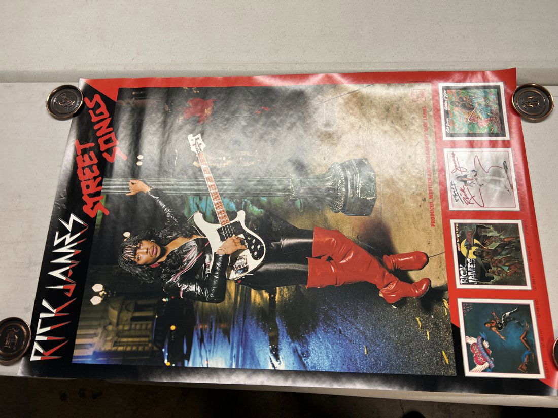 Rick James Street Songs Album Promo Poster (1 of 9)