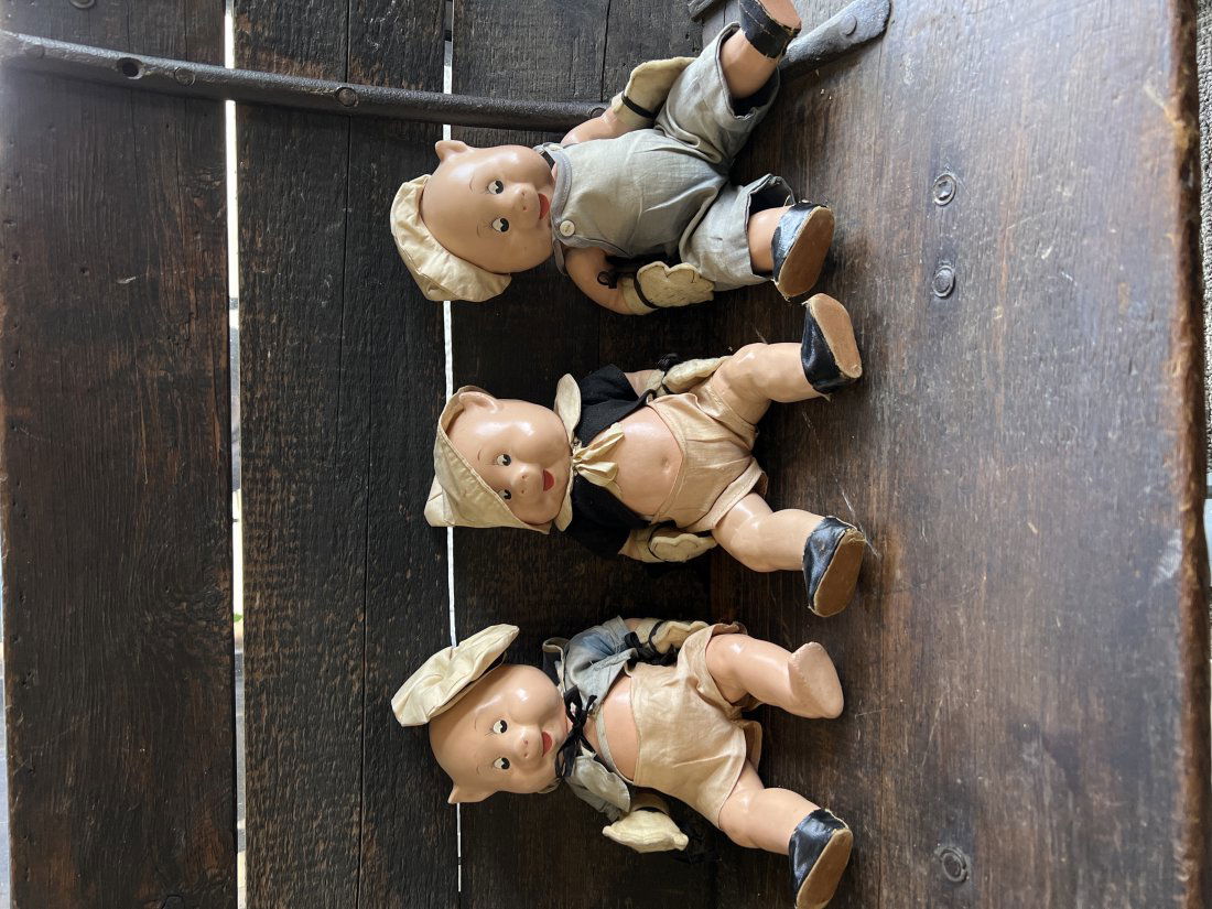 Antique Madame Alexander Three Little Pigs (1 of 8)