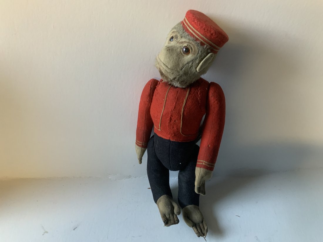 Antique yes no monkey early 1900s grey (1 of 5)
