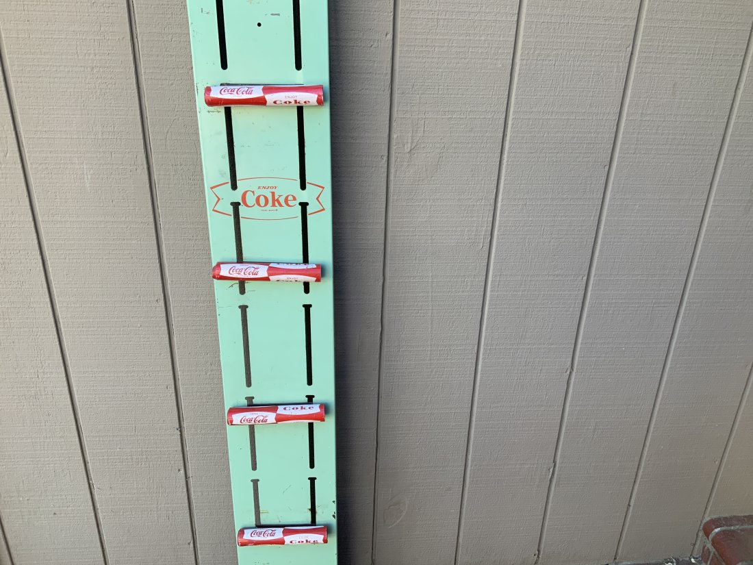 Original 55 inch Coca Cola Coke general store display rack (1 of 8)