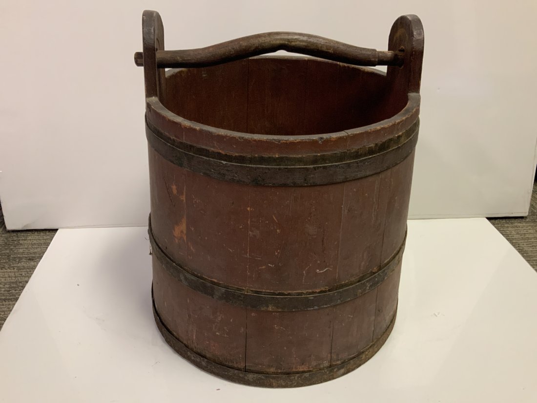 Antique well bucket 12 inch diameter (1 of 5)