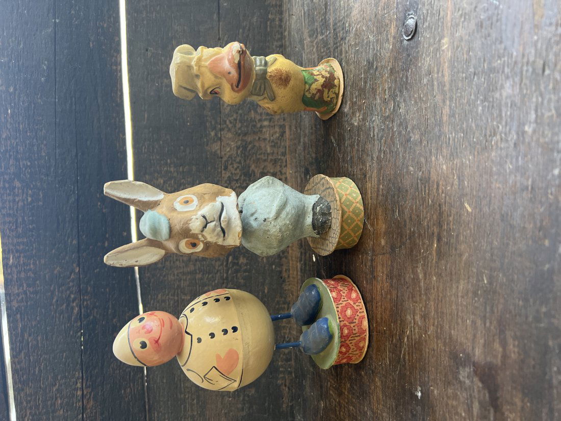 3 Antique German Paper Mache Toys (1 of 9)