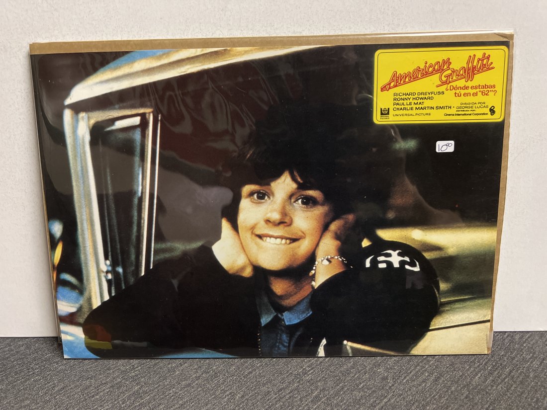 American Graffiti Donde Estabas Tu En El 62 Vintage Movie Lobby Card (1 of 3)