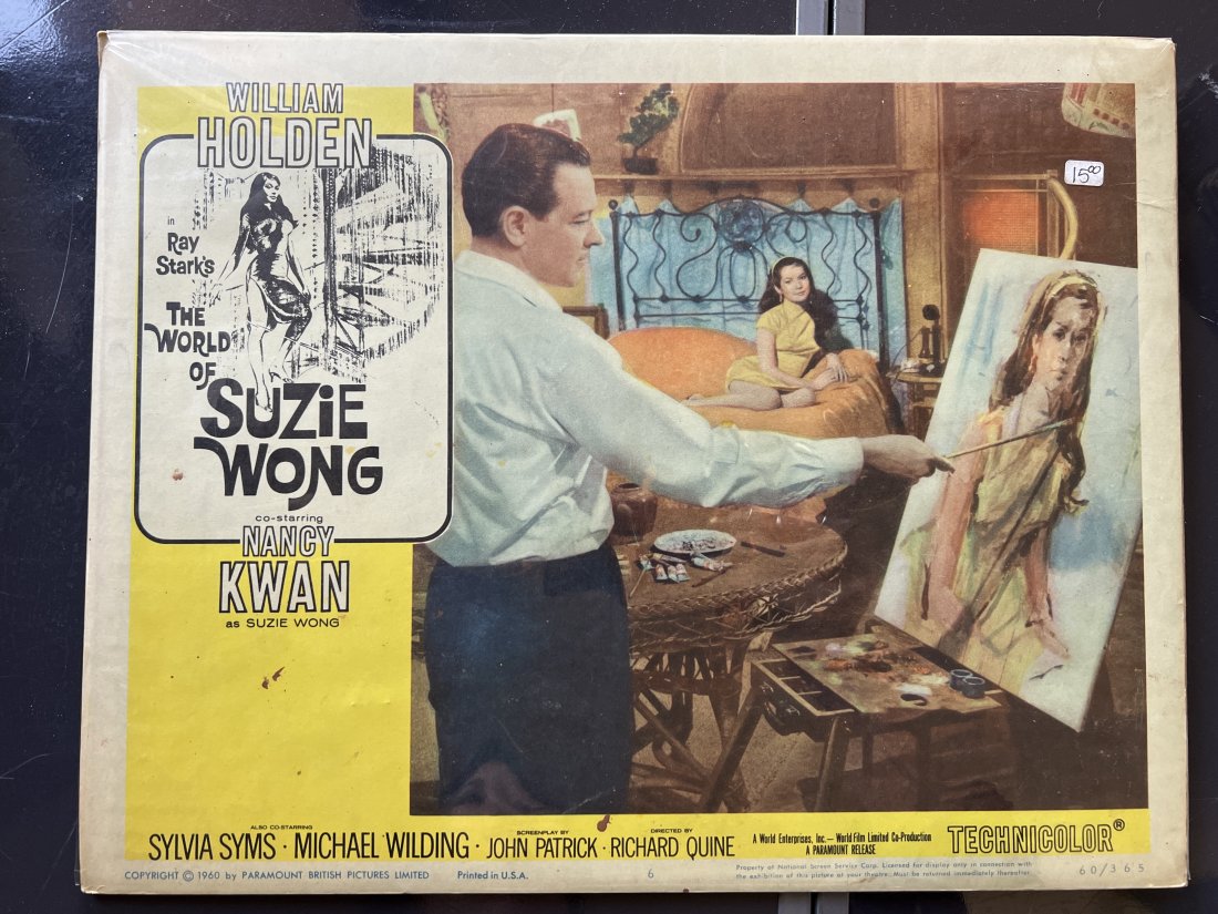 The World of Susie Wong 1960 Vintage Movie Lobby Card (1 of 3)