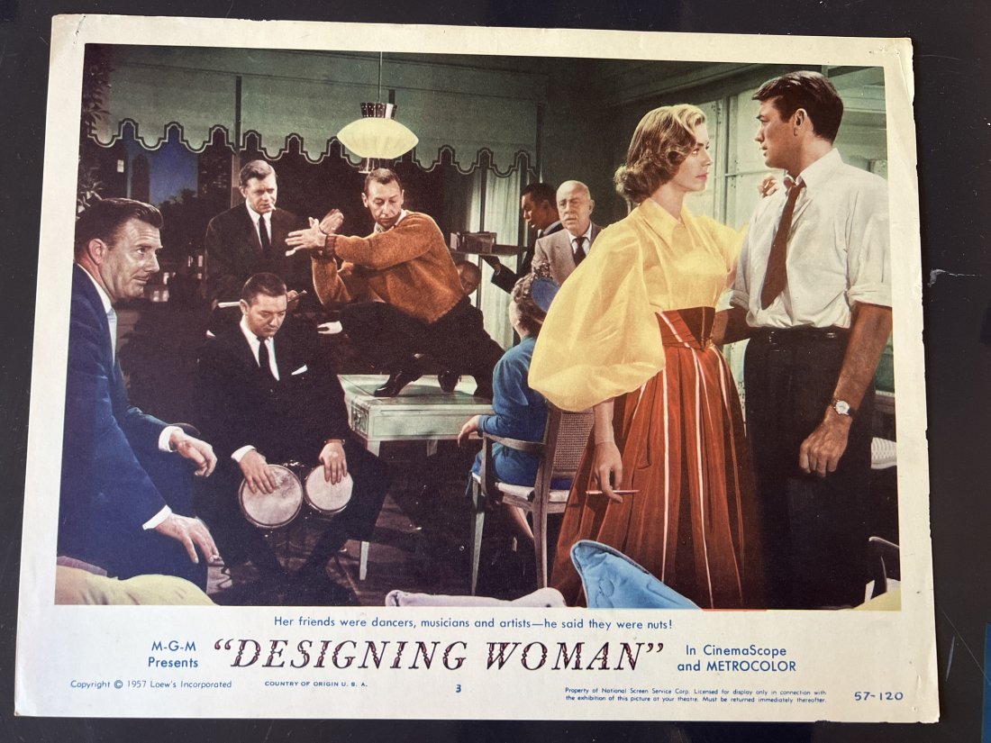 Designing Woman 1957 Movie Lobby Card (1 of 3)