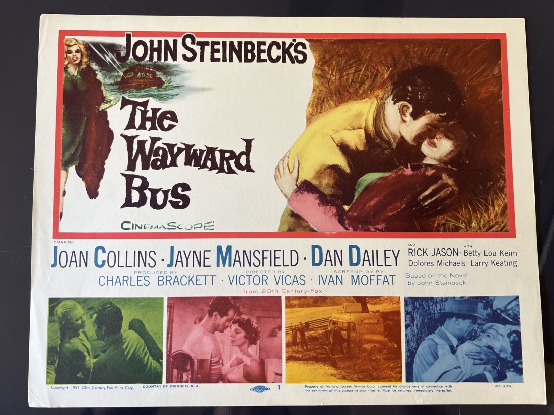 John Steinbeckâ€™s The Wayward Bus 1957 Movie Lobby Card (1 of 5)