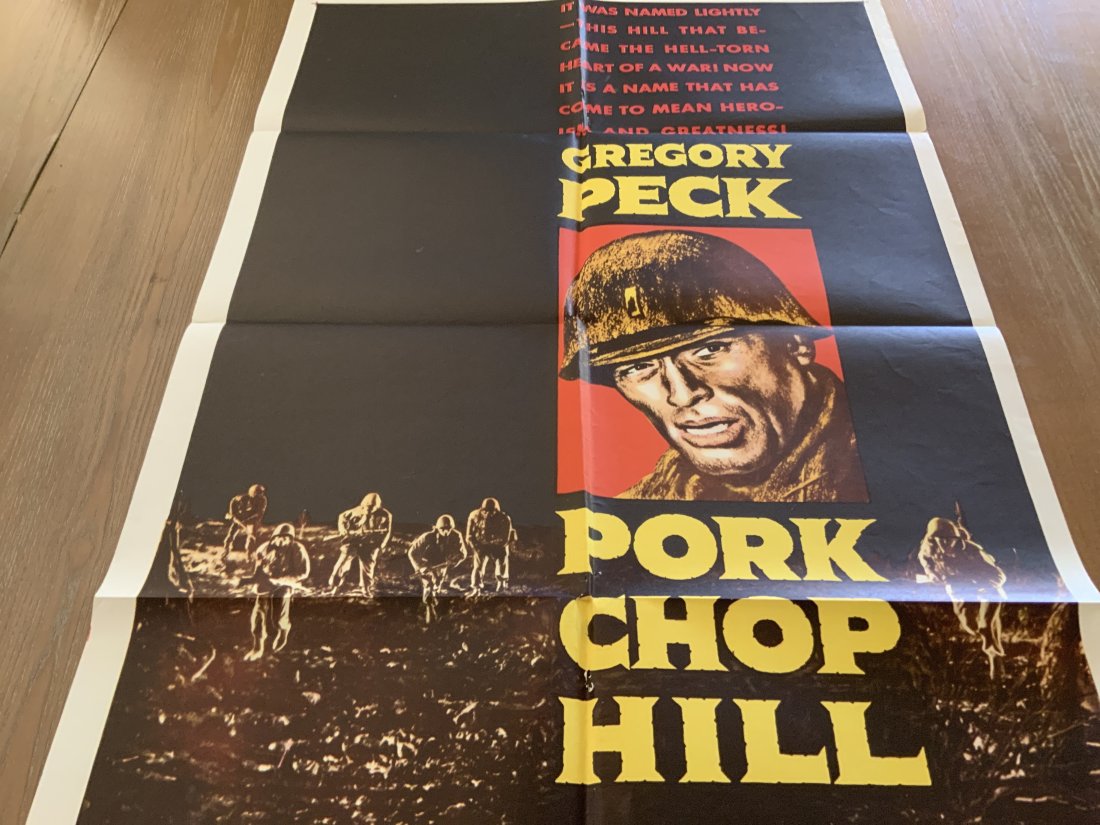 1959 Pork Chop Hill one sheet movie poster (1 of 5)