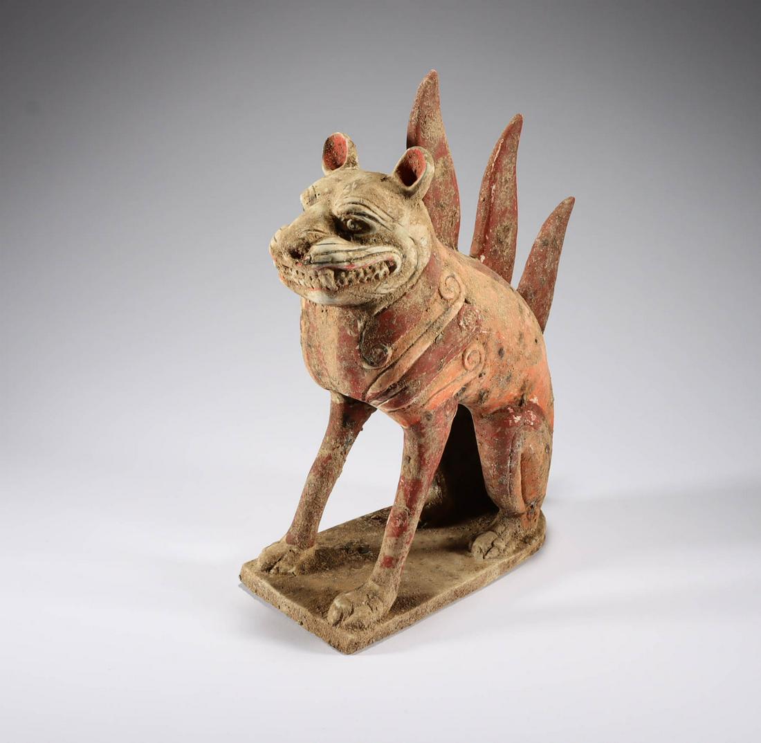 White Pottery Lion of the Tang Dynasty (1 of 8)