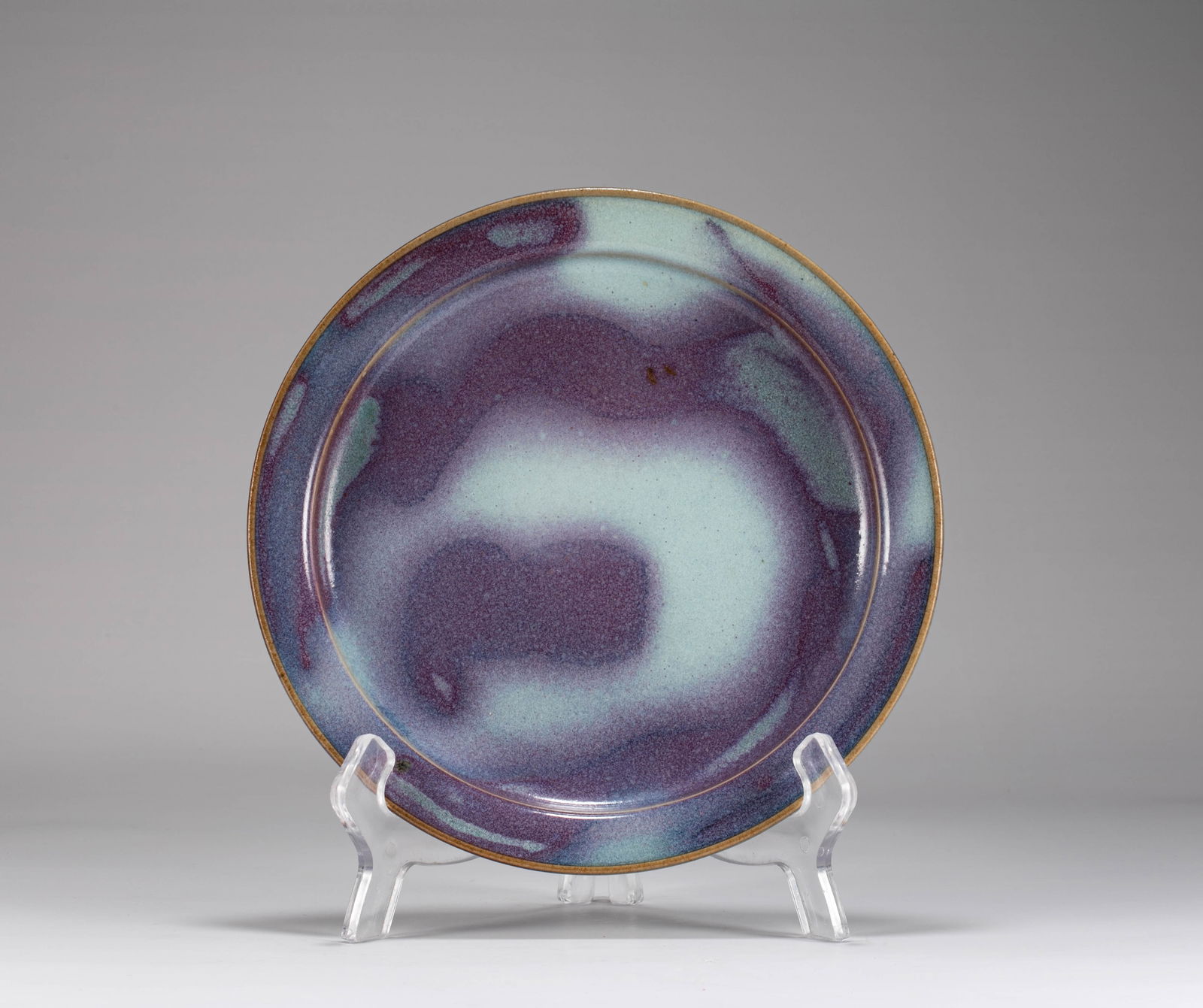 Liao Dynasty Jun Kiln Plate (1 of 6)