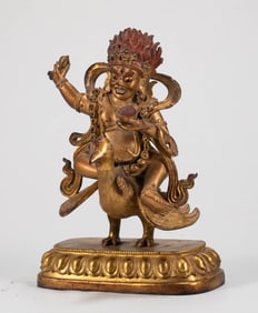 Gilded Buddha Statue in the Qing Dynasty