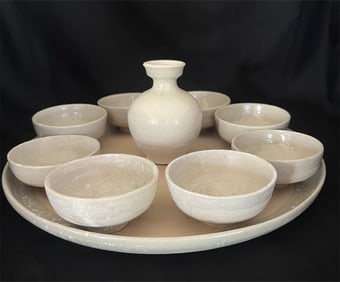 Tang Dynasty Gongxian Kiln White Porcelain Wine Ware