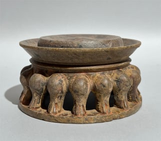 Tang Dynasty Leopard Spot Inkstone