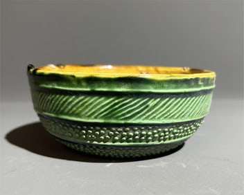 Tang Dynasty Green Glazed Bowl