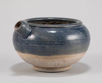 Tang Dynasty blue glazed water column